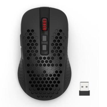 Imagem de Mouse Sem Fio Gamer Redragon Hana M694 RGB, 7200 DPI, Ambidestro, 1000Hz, USB Tipo-C - M694-RGB-Unissex