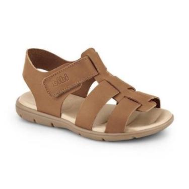 Imagem de Sandália Infant Bibi Basic Sandals Masculina Marrom 1101119-Masculino