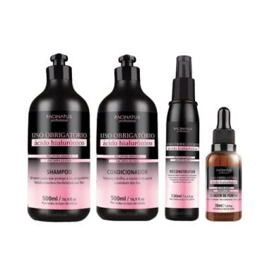 Imagem de Kit Capilar Shampoo Profissional e Máscara Super Hidratação - FACINATU