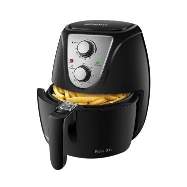 Imagem de Fritadeira Air Fryer Mondial AF-36-BI - 3,6 Litros, Preto/Inox