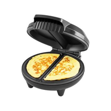 Imagem de Omeleteira Elétrica Mondial Pratic Omelet II Preto/Inox 800W 220V - OM
