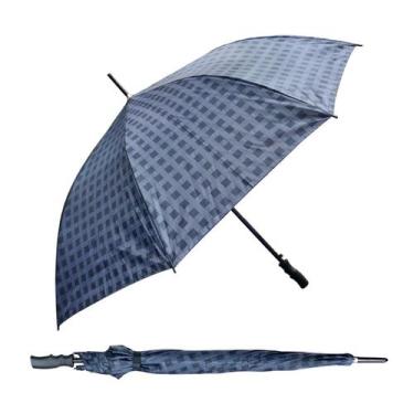 Imagem de Guarda chuva automatico portaria xadrez poliester 8 varetas - QUERO PR