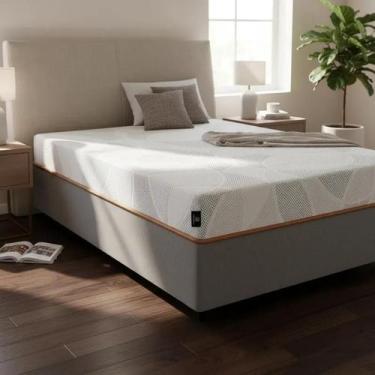 Imagem de Cama Box com Colchão de Espuma D33 Enrolado Sonno Full - Umaflex Casal