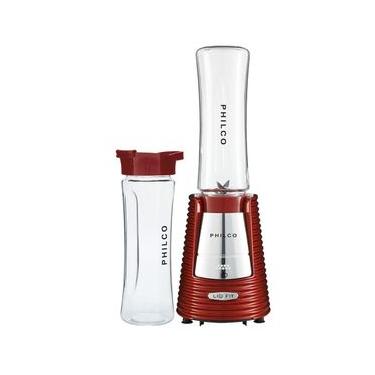 Imagem de Liquidificador Philco Fit Retrô Blender 300W 0,6L Vermelho 220V