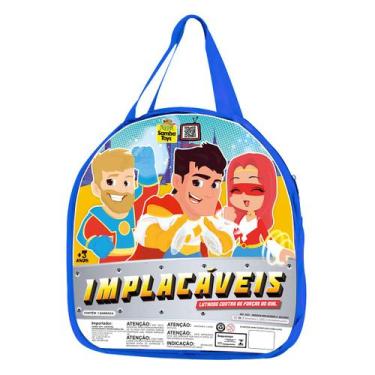 Imagem de Barraca Tenda Cabana Casa Infantil Implacáveis Samba Toys - Papelaria 