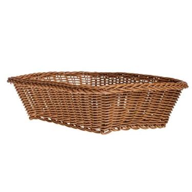 Imagem de Cesta retangular para pães em polipropilen marrom -Dynasty, 3 meses po