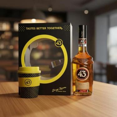 Imagem de Kit Licor 43 Diego Zamora 700ml com 01 Copo Personalizado