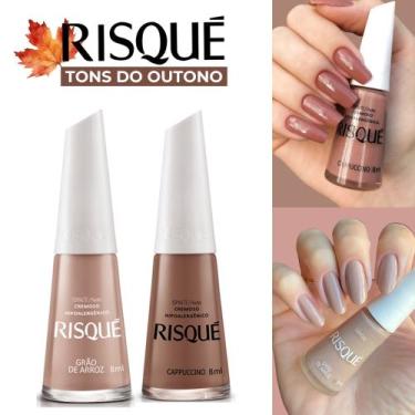 Imagem de Kit Esmaltes Risqué Tons Do Outono Esmaltes Atacado, 2 Esmaltes