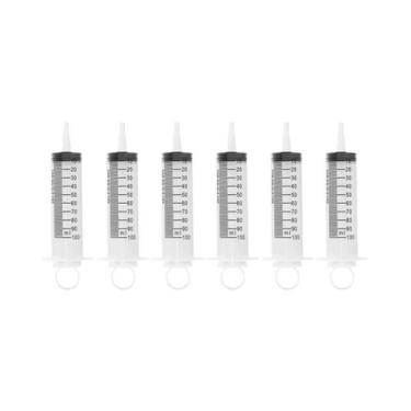 Imagem de Seringas Plásticas Descartáveis Sem Agulha De 60/100ml Para Alimentado