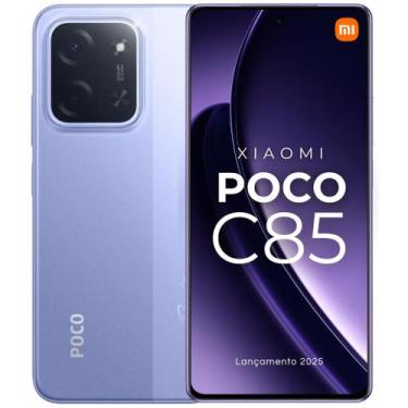 Imagem de Smartphone POCO C85 NFC Lançamento Xiaomi 2026 50mp tela 6,9 120Hz 256
