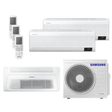 Imagem de Ar Cond Tri Split HW e K7 Samsung Wind Free 24000 BTU (2x9000+1x18000)