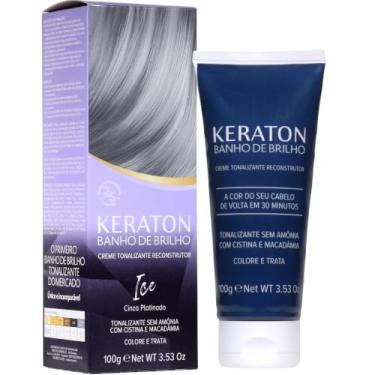 Imagem de Keraton Tonalizante Banho de brilho 100g Ice Cinza Platinado