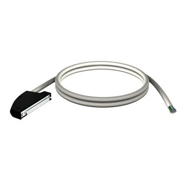 Imagem de Cabo Pré-formado BMXFCW501 Compatível com Modicon M340 e M580 Conector 40 Vias Codificado por Cores 5M Bivolt Schneider
