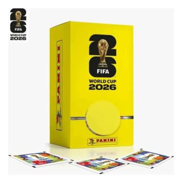 Imagem de Kit com 100 Envelopes de Figurinhas Copa do Mundo da Fifa 2026 para Colecionar Produto Oficial Editora Panini