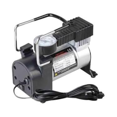 Imagem de Compressor De Ar Portátil 12V Para Carro, Multifuncional, Metálico, Co