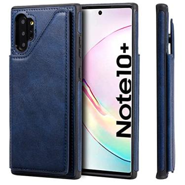 Imagem de Capa de couro luxuosa para Samsung Galaxy Note 20 10 9 8 S20 S10 E 5G S9 S8 Ultra Plus A50 Carteira suporte para cartão suporte para bolsa, azul XiaoNiuWen, para Note20 Ultra