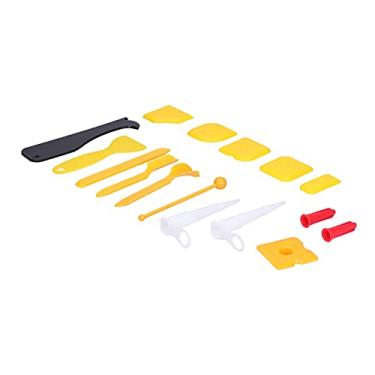 Imagem de Ferramenta de calafetagem limpa, ferramenta portátil de acabamento de silicone compacto durável para remover para reparar lacunas para autovedação e calafetagem
