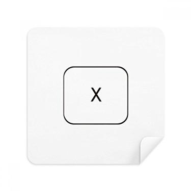 Imagem de Teclado Symbol X Óculos Pano Limpador de Tela Tecido Camurça Pacote com 2