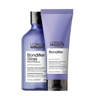 Imagem de Kit L'oréal Professionnel Serie Expert Blondifier Gloss Shampoo 300mls