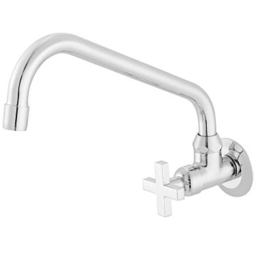 Imagem de Torneira para Cozinha com Bica Móvel de Parede Meber 1165 C 22 12 BA 14V 