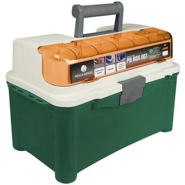 Imagem de Caixa de Pesca Maleta com Estojos Pesca Brasil