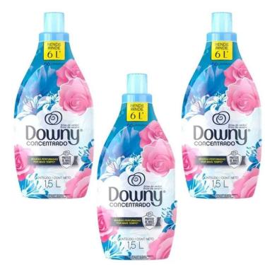 Imagem de Kit 3 Amaciante Downy Concentrado 1,5 Litros Brisa De Verão