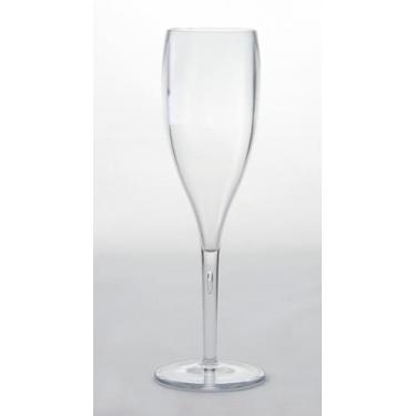 Imagem de Taça Acrílica Transparente Para Champagne Ou Espumante - 130ml - 10V21