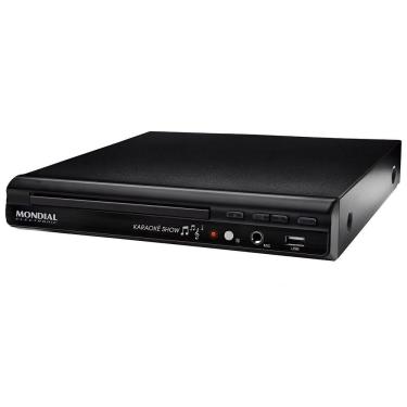 Imagem de DVD Player Mondial D 20 com Função Karaokê e USB Bivolt Loi