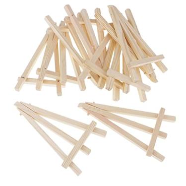 Imagem de 10x Mini Tripé de Madeira Suporte de Pintura Suporte Suprimentos