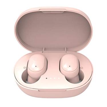 Imagem de Fone de ouvido sem fio, Romacci A6S TWS BT5.0 Wireless Headphones Auto Matching Estéreo Som IPX4 À Prova D 'Água 280mAh Charge Box (Pink)