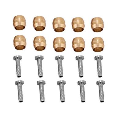 Imagem de Vbestlife – Conjunto com 10 unidades de mangueira de freio de disco hidráulico MTB Mountain Bike com conector de oliva para BH90/BH59 peça de reposição, Gold + Silver(BH90)