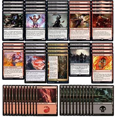 Imagem de MTG Decks & More Elite Rakdos Berserker - Vermelho Preto - Muito Poderoso - Moderno Legal - Personalizado - Magic The Gathering - - 60 cartas!
