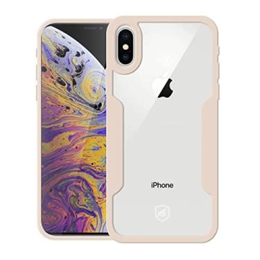 Imagem de Gshield Capa Case Capinha 360 Frente e Verso para (iPhone XS Max, Rosa)