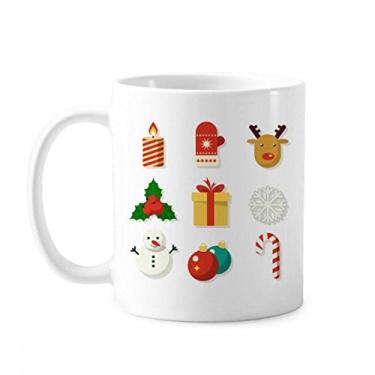 Imagem de Presentes coloridos de Natal com ilustração Caneca cerâmica cerâmica xícara de café porcelana louça