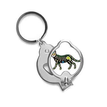 Imagem de Cortador de unhas Bone Heart Black Cat Halloween Terror Tesoura de aço inoxidável