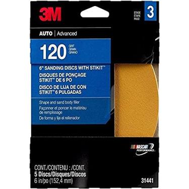 Imagem de 3M Disco de grão 31441 Stikit Gold 15 cm P120C (pacote com 20)