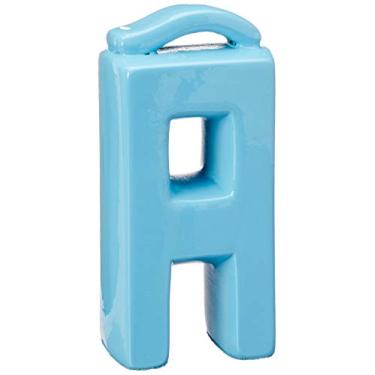 Imagem de Letra Ã Decorativa Com Acento Ceramicas Pegorin Azul Bebe