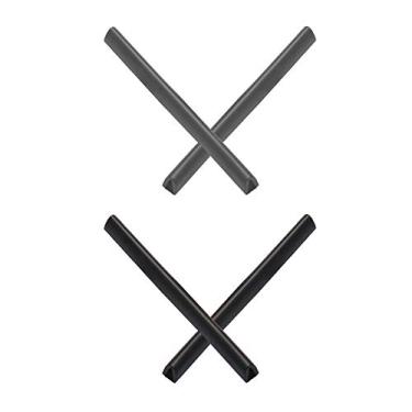 Imagem de Mryok — Meias de substituição para óculos de sol Oakley Triggerman – Opções, Gray & Black, One Size