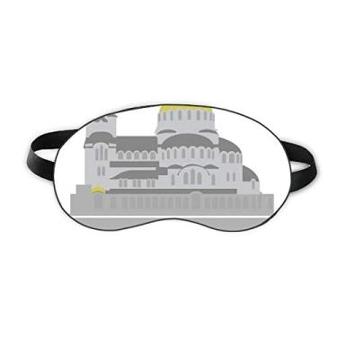 Imagem de Sofia Bulgaria Capa para sombra noturna macia com estampa de marco cinza