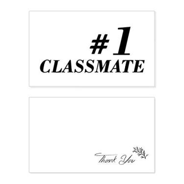 Imagem de Número 1 classmate temporada de formatura, cartão de agradecimento aniversário aniversário saudação casamento agradecimento