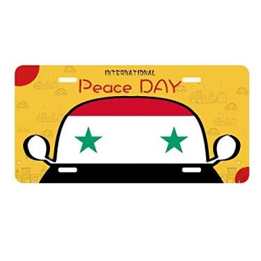 Imagem de DIYthinker Bandeira nacional da Ásia, país da Ásia, placa de automóvel, etiqueta para decoração de carro