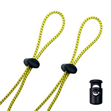 Imagem de Kit de alças de óculos de fluxo (pacote com 2) – tiras de cordão elástico de substituição para óculos de natação – multicolorido, Amarelo