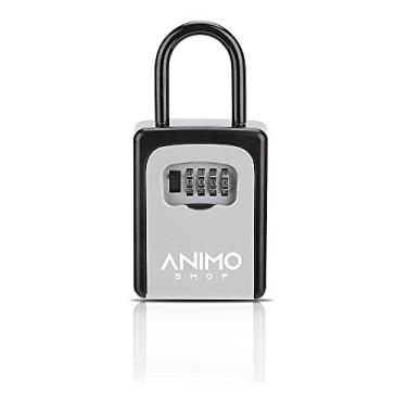 Imagem de Mini Cadeado Cofre Guarda Chaves com Segredo