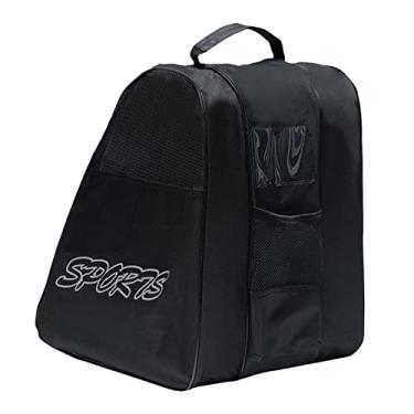 Imagem de Bolsas de Skate, ótimas para Patins, Patins de, Patins Quádruplos, Patins em, Patins de Hóquei No, Acessórios de Skate para Crianças E, Preto