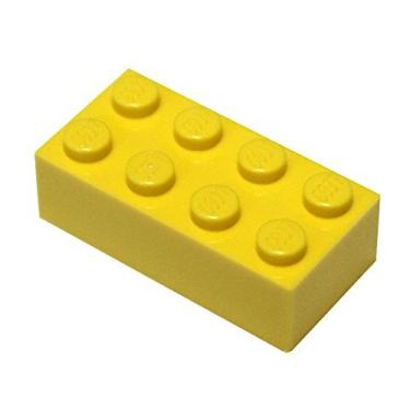 Imagem de LEGO Parts and Pieces: Yellow (Bright Yellow) 2x4 Brick x50