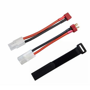 Imagem de Conector ShareGoo Tamiya para cabo de plugue estilo Deans T para bateria do controlador de velocidade RC ESC + 1 alca ShareGoo