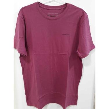 Imagem de Camiseta Calvin Klein Masculina Básica Estampa Logo Minimalista No Peito - CKJM101B-0402-Masculino