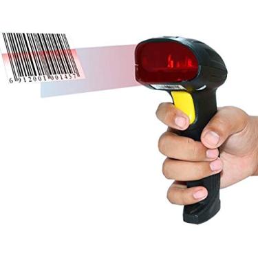 Imagem de Leitor Wireless Código De Barras Laser Sem Fio