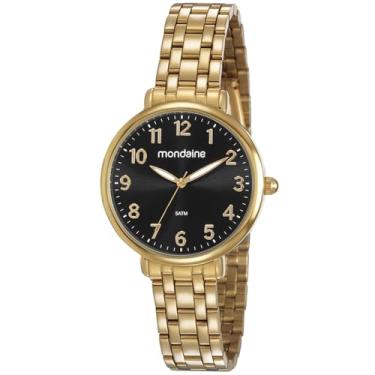Imagem de Relógio Mondaine Feminino Dourado 53779lpmvde2 Analógico 5 Atm Cristal Mineral Tamanho Médio