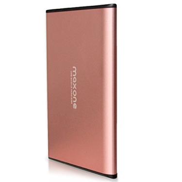 Imagem de Maxone 500GB Ultra Slim rígido externo portátil HDD USB 3.0 para PC, Mac, Laptop, PS4, Xbox um - Pink Rose